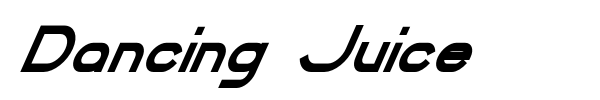 Dancing Juice font preview